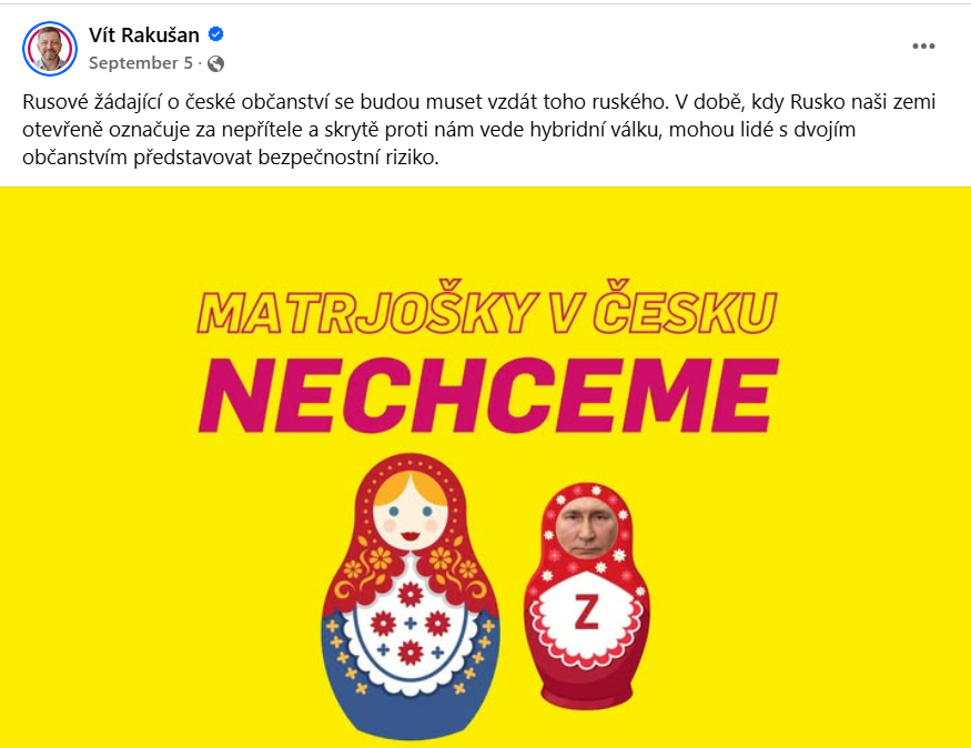 A 'Lex Russi' da República Tcheca: Uma lei proativa ou um fracasso liberal? 2