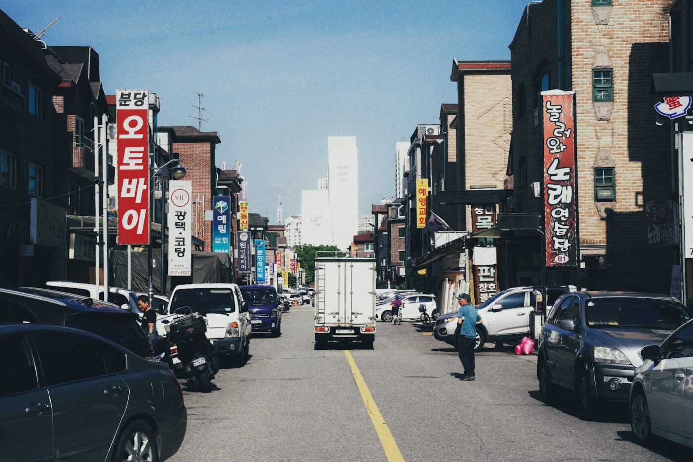 cars parked on street during daytime